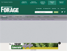 Tablet Screenshot of progressiveforage.com